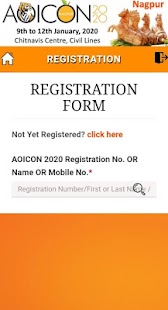 AOICON2020 - 72nd Conference o Screenshot