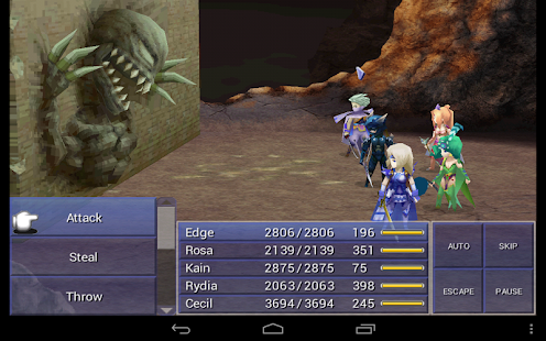 Captura de pantalla de FINAL FANTASY IV (3D REMAKE).