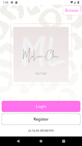 Android application MoLueChic Boutique screenshort