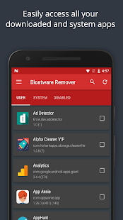 Bloatware Remover FREE [Root] screenshots 2