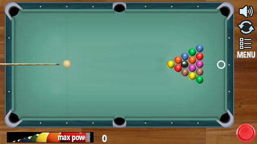 Android application Super billar screenshort
