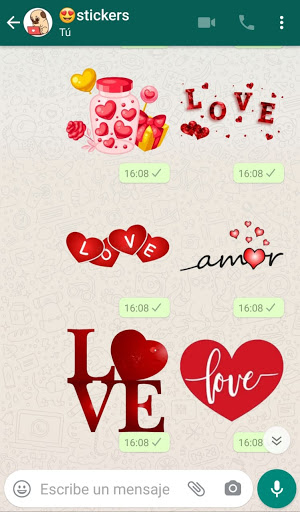 Stickers para whatsap de amor Screen 2