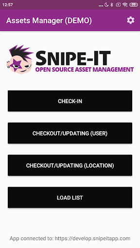 Snipe-IT Assets Management Screen 2
