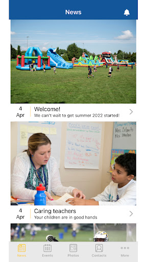 Hofstra Summer Camps Connect Screen 2