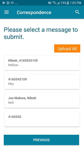 Android application Evichat screenshort