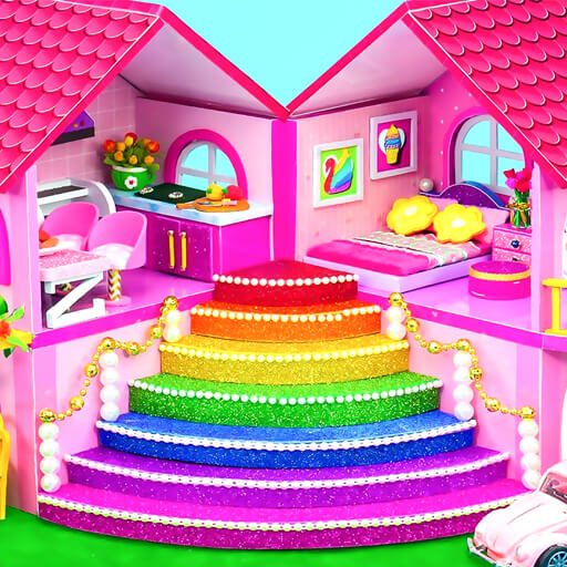 Baixar Doll House Design Game Offline para Android