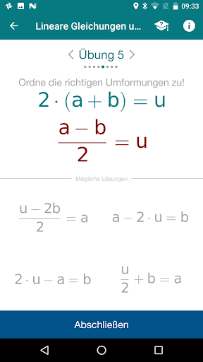 mathe2go Screen 3