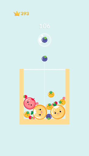 Android application Fruit Merge screenshort
