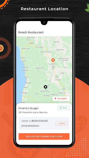 Foodie - Driver App Screen 2