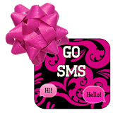 GO SMS - Pink Present icon