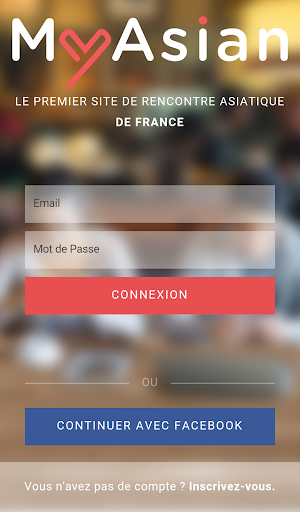 Android application MyAsian - rencontre asiatique screenshort