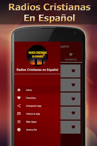 Android application Radios Cristianas en Español screenshort