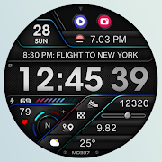 MD337 Digital watch face