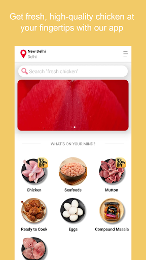 Android application Fresh K Chicken - Customer App screenshort