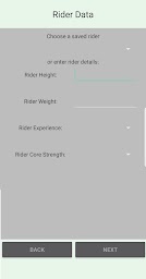 Rider Weight Calculator