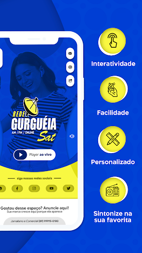 Android application Rede Gurguéia Sat screenshort