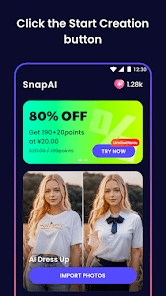 SnapAI 1.1.62 APK + Mod (Unlimited money) para Android
