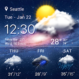Icon image live weather widget accurate