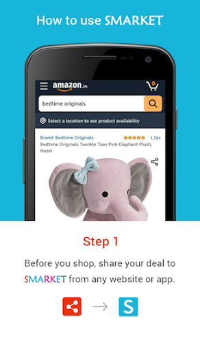 Android application SMARKET - The Social MARKET screenshort