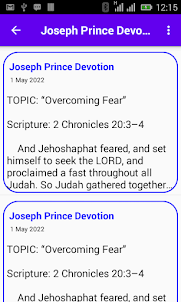Joseph Prince Devotion