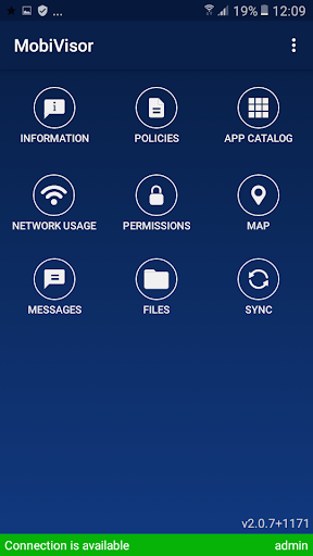 MobiVisor Screen 2