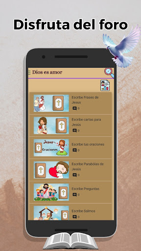 Android application Frases de Jesús screenshort
