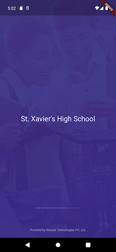 Android application St. Xavier's High School screenshort