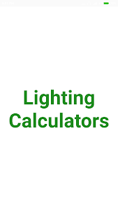 Lighting Calculator Unknown