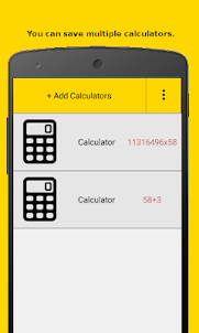 Multiple calculator