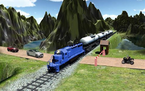 Oil Train Simulator : Free Train Games 2021 screenshots 10