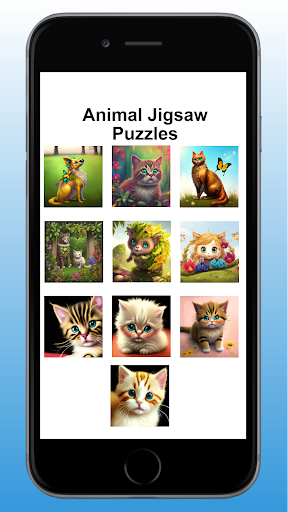 Android application Animal Jigsaw Puzzles screenshort