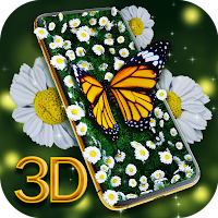 Aesthetic Wallpaper - Monarch Butterfly 3D