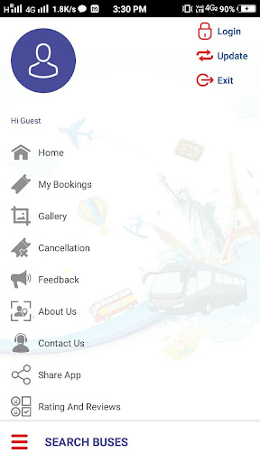 New Bharat Travels Screen 2