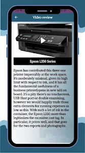 Epson L550 Series guide