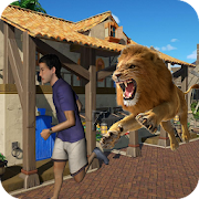 Angry Lion Rampage: City Attack,Simulator 3D