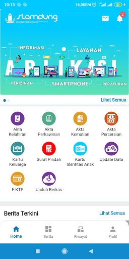 Android application Slamdung - Lampung Tengah Berj screenshort