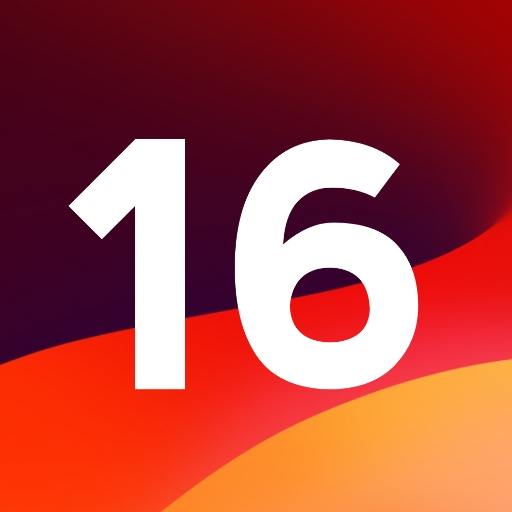 iPhone 16 Wallpaper logo