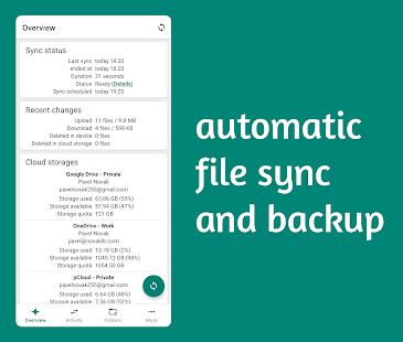 Autosync - File Sync & Backup Screenshot