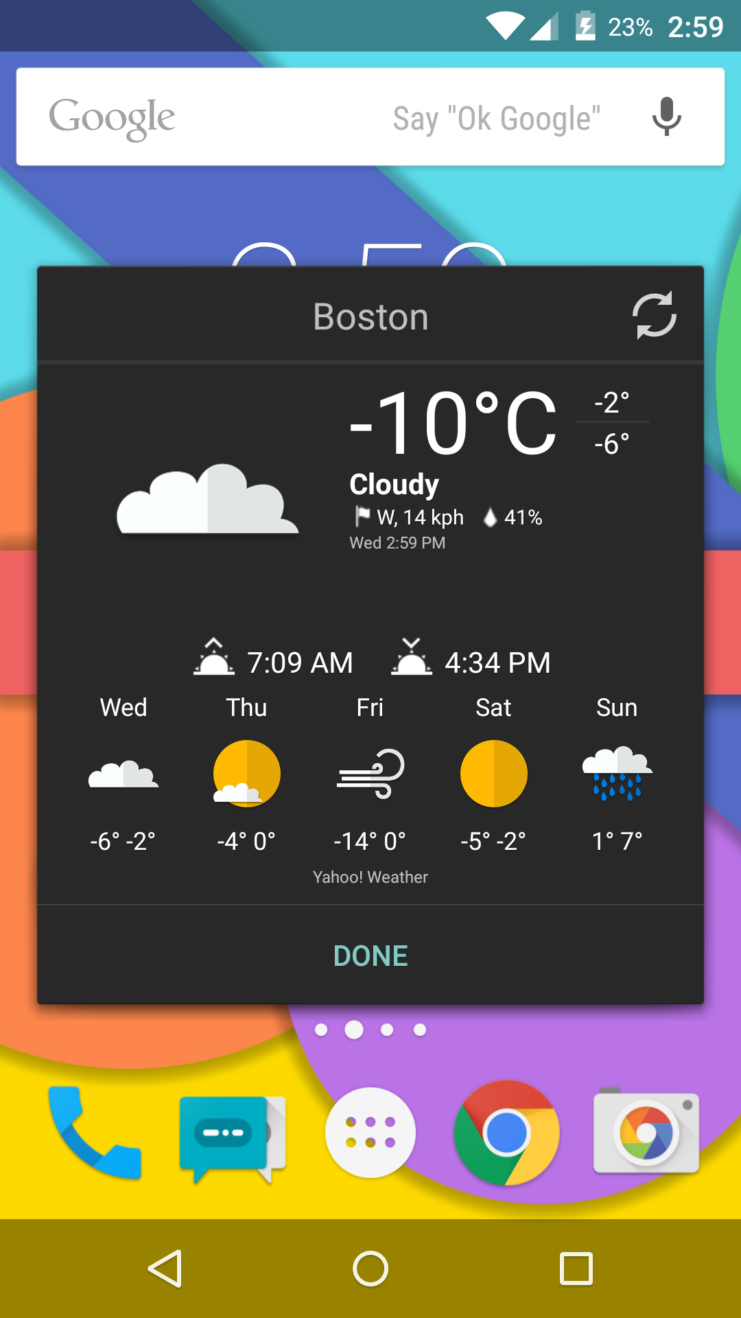 Android application Chronus: Prakrit Weather Icons screenshort