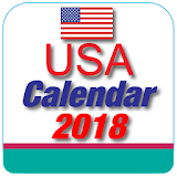 US Calendar 2018 icon
