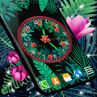 Jungle Forest Clock ? Black Watch Live Wallpaper