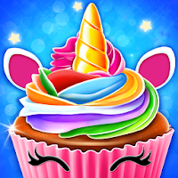 Unicorn Cupcake Выпечка Кухня: Десерт Игры
