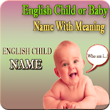 English child or baby name (Islamic Name) icon