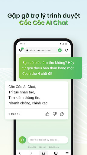 Cốc Cốc: Trình duyệt & AI Chat screenshot 2