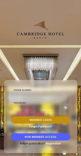 Android application Cambridge Membership screenshort