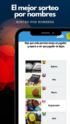 Android application Sorteo de línea - Rifa por nom screenshort