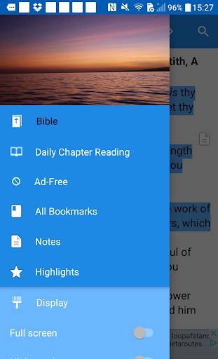 Android application Book Of Psalms - KJV Offline screenshort
