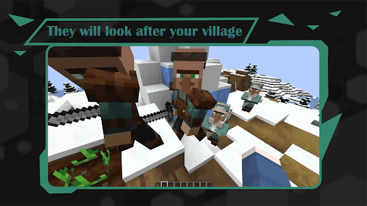 Villager Guard Mobs for MCPE 1.0 APK + Mod (Unlimited money) untuk android