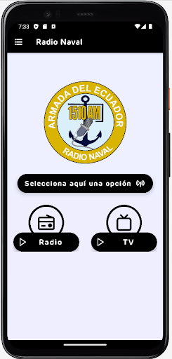 Android application Radio Naval screenshort