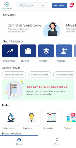 Android application Bem Estar LMB screenshort
